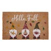VCNY 1'6"x2'6" 'Hello Fall' Gnome Loomed Outdoor Coir Doormat: Weather-Resistant, Stain-Resistant, Multicolor, Low Pile - 2 of 4