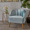 APRILSOUL Altay Velvet Upholstered Accent Chair,Stylish for Living Room,Bedroom,Single Box, Sturdy & Comfortable - 2 of 4