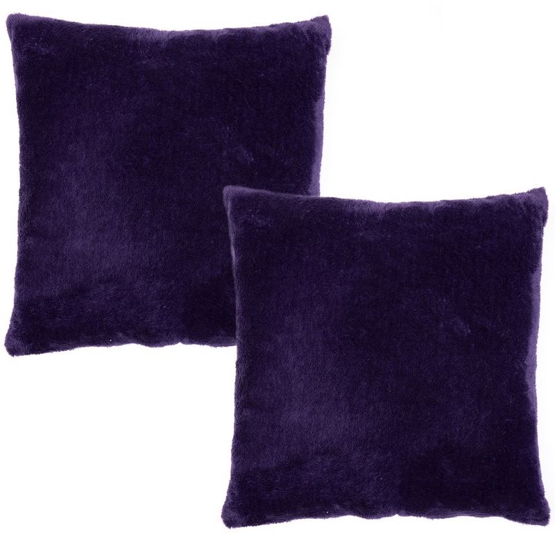 Cheer Collection Set of 2 Microfleece Throw Pillows, 4 of 5