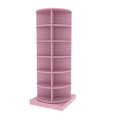 NicBex 360 Rotating Shoe Cabinet 6-Tier Organizer Spinning Shoe Rack Holds Up to 24 Pairs of Shoes for Entryway,Hallway