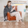 Heated Blanket Electric Throw King Size with Dual Control, Reversible Flannel Heating Blankets, Soft Heated Throws 100"× 90" - 2 of 4