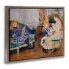 Stupell Industries Children's Afternoon at Wargemont Floating Frame Canvas Art - 2 of 4