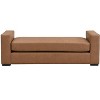 Christopher Knight Home Clark Modern Faux Leather Rubberwood Upholstered Ottoman - 4 of 4