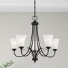 Livex Lighting Ridgedale 5 - Light Chandelier in  Black - 4 of 4