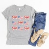 The Juniper Shop Patriotic America Stacked Coquette Youth Short Sleeve Tee - 4 of 4