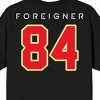 Foreigner Provocateur Album Art Crew Neck Short Sleeve Men's Black T-shirt - 4 of 4