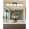 Dainolite Vivaldi 5 - Light Vanity in  Matte Black/Aged Brass - 2 of 2