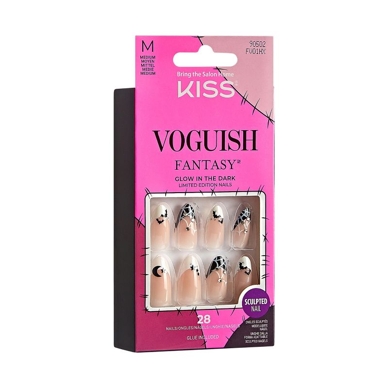 KISS Products Fake Nails - Howl-a-ween - 31ct - Halloween, 6 of 9