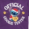 Men's - Lilo and Stitch - Christmas Official Cookie Tester Short Sleeve Graphic T-Shirt - 2 of 4