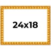 PosterPalooza | 24x18 Bamboo Picture Frame, UV Acrylic, 4 Finishes - Brown, Black, Gold, and Natural - 2 of 4