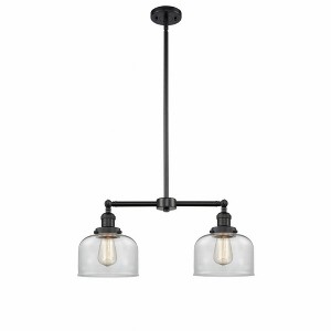 Bell - 2 Light Island In Traditional Style-10 Inches Tall and 21 Inches Wide - 1 of 1