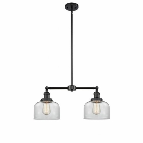 Innovations Lighting Bell 2 - Light Island Pendant Light In Matte Black 