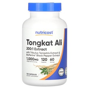 Nutricost Tongkat Ali, 120 Capsules - 1 of 2