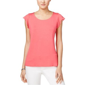 maison Jules Womens Flutter Sleeve Basic T-Shirt - 1 of 1