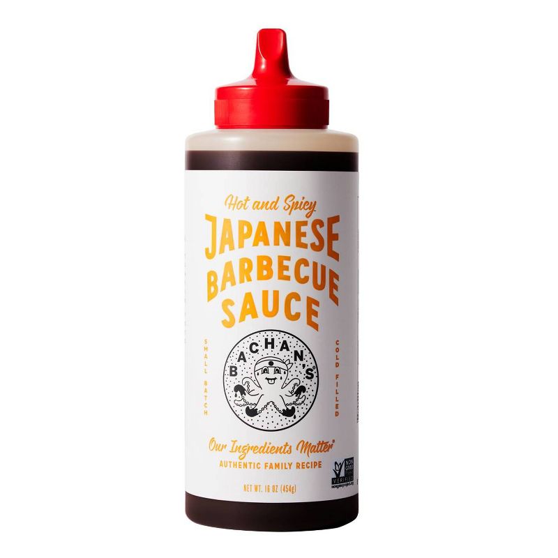 Bachan&#39;s Hot &#38; Spicy Japanese Barbecue Sauce &#8211; 16oz, 1 of 7