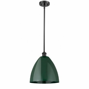 Plymouth Dome - 1 Light Stem Hung Pendant In Industrial Style-12.75 Inches Tall and 12 Inches Wide - 1 of 1