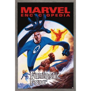 Trends International Marvel Publishing: Fantastic Four - Fantastic Four Encyclopedia Framed Wall Poster Prints - 1 of 4