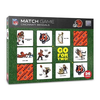 NFL Cincinnati Bengals Memory Match Game