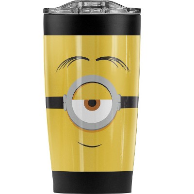 Minions Stuart Face Steel Tumbler 20oz Coffee Travel Mug