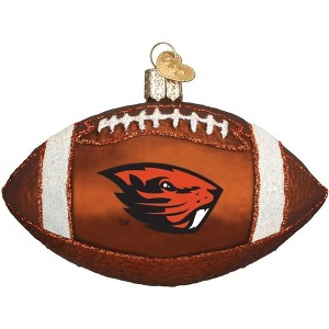 Old World Christmas Blown Glass Ornament for Christmas Tree, Oregon State Beaver Football - 1 of 4