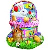 Sunsout Bunny's Easter Basket 1000 pc Special Shape Easter Jigsaw Puzzle 97124 - 2 of 4