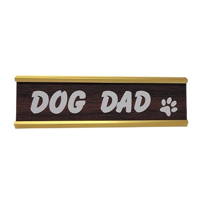 LEMONSODA Desk Plate (Dog Dad) - Gold