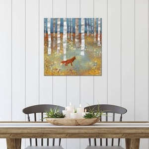 iCanvas Autumn Fox by SpaceFrog Designs Canvas Print Wall Art - 1 of 3