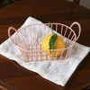 Anna-Kaci Oval Wire Storage Basket with Dual Handles and Open Frame Design 7x4.7x3in - 3 of 3