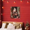 Stupell Industries Santa Claus on Doorstep Canvas Art - 3 of 4