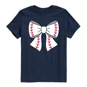 Boys' - Instant Message - Baseball Bow Short Sleeve Graphic T-Shirt - 1 of 4