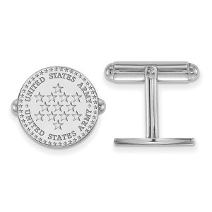 Black Bow Jewelry Sterling Silver  NCAA Cuff Links - 1 of 3