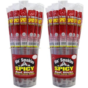 Buffalo Bills 15-ct Spicy Ole Smokies (Beef Sticks) - Two 15-ct Tubs - 1 of 4
