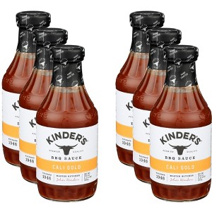 Kinder's Cali Gold BBQ Sauce - Case of 6 - 19.5 oz - 1 of 3
