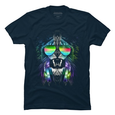 Men's Design By Humans Music Jungle By clingcling T-Shirt