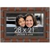 PosterPalooza | 28x21 Wide Bamboo Picture Frame, UV Acrylic, 4 Finishes - Brown, Black, Silver, and Natural - 2 of 4