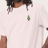 Dalix Robot (Glow in the Dark) Embroidered Relaxed Heavy Soft Cotton T Shirt Mens - 4 of 4