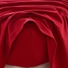 Isla Jade 100% Turkish Cotton Solid Flannel Sheet Set - 4 of 4