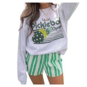 Women's Local Pickleball Champ Long Sleeve Sweatshirt - FRIDAY + SATURDAY - 1 of 3