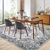 Washable Vintage Area Rug, Low-Pile Non-Slip Soft Carpet with Rubber Backing for Living Room, Bedroom, Dining Room & Kitchen - 3 of 4