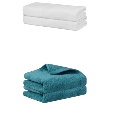 REGALWOVEN Cotton Bath Hands Towel Sets For Bathroom, Gym, SPA 2 Pack