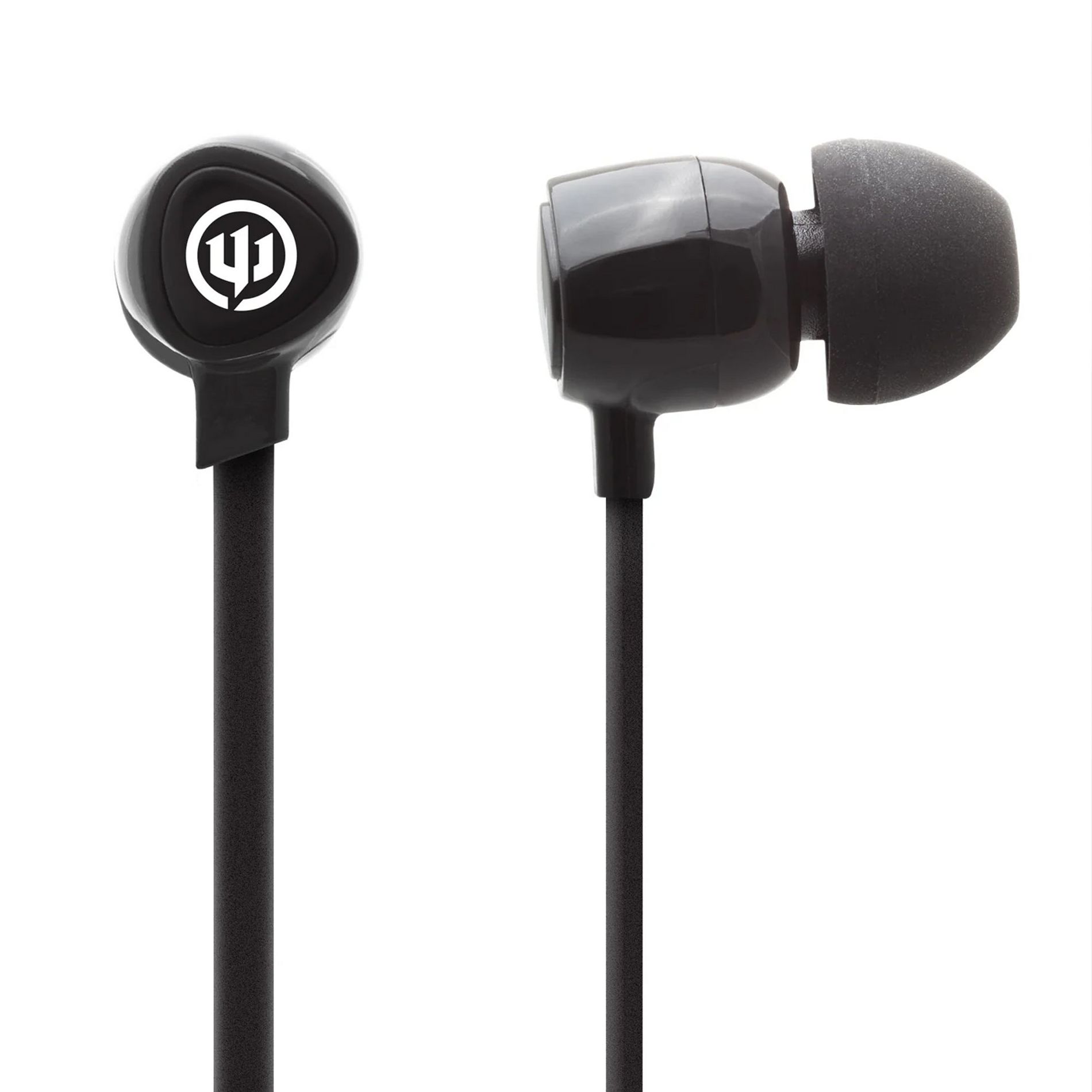 Wicked Audio Omen Wireless Bluetooth Earbuds with Microphone and Track Control Wireless Earbuds, Noise Isolating, in Ear Headphones Black
