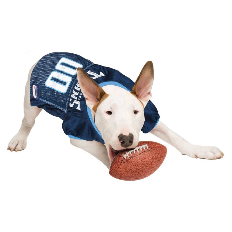 NFL Tennessee Titans Mesh Navy Football Pets Jersey - XS, 3 of 4