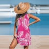 Women's Bohemian Printed Beach Cover Up Dress - Cupshe - 4 of 4