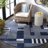 Beach House BHS402 UV & Stain Resistant Non-Shedding Power Loomed Indoor/Outdoor Rugs - Safavieh - 3 of 4