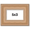 PosterPalooza | Photo Size Weathered Yellow Picture Frame - UV Acrylic, Foam Board Backing, Hanging Hardware - 2 of 4