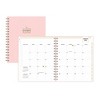 Blue Sky Day Designer Weekly/Monthly Faux Leather Hardcover Planning Calendar 7"x9" Blush - 4 of 4