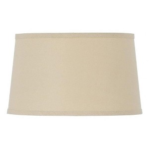 Cal Lighting Drum Hardback Linen Shade - 1 of 3