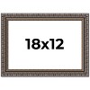 PosterPalooza | Ornate Black Picture Frame - UV Acrylic, Backing Board, Hanging Hardware Included - 2 of 4