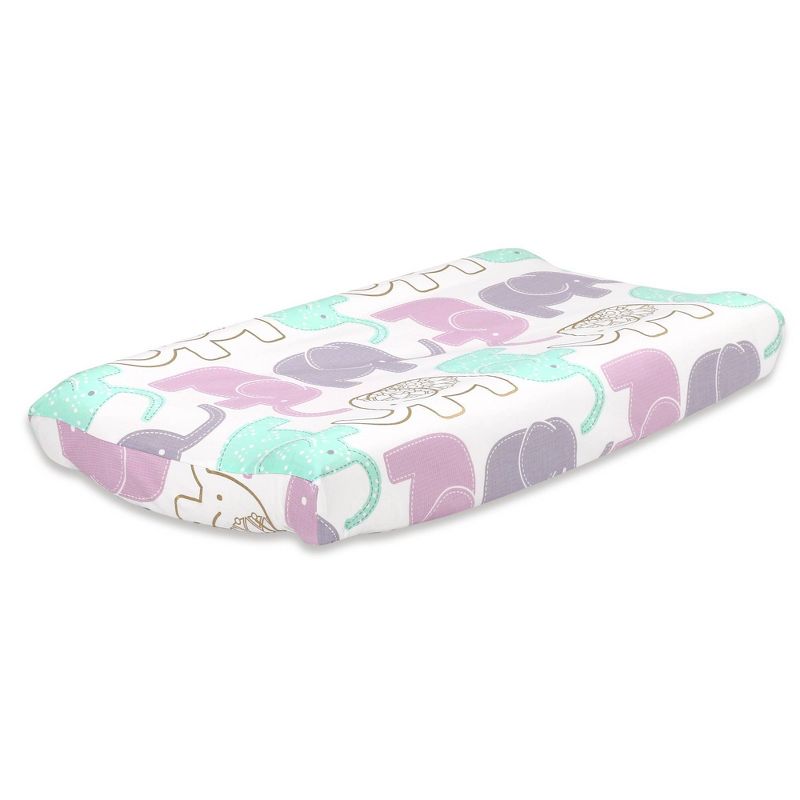 The Peanutshell Little Peanut Changing Pad Cover - Lilac, 1 of 4