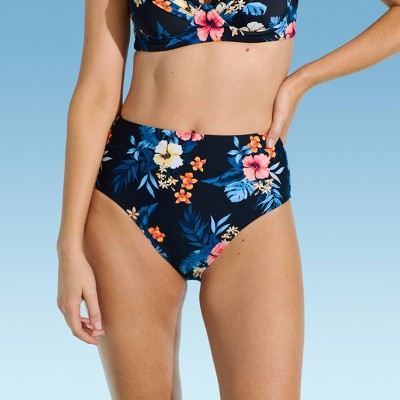Lands' End Women's Smoothing High Waist Bikini Bottom